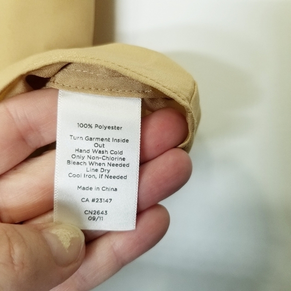 Talbots Large Blouse Gold Beaded With Rhinestones. NWT - Picture 8 of 16